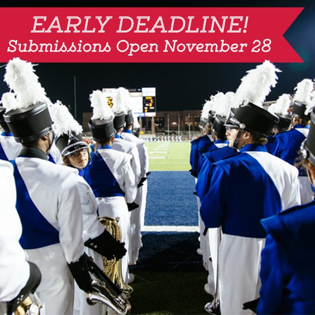 Honor your school band by submitting them into the Sound of the Spirit Marching Band Award&gt;&gt;bit.ly/2dYXtWz
