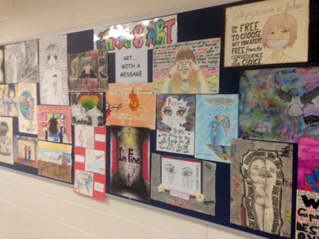 RTMSVisualArts's tweet image. ART WITH A MESSAGE!  @ARTS_PDSB #peelvart