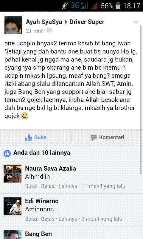 Ktika dilevel atas kalian asik saling mnghujat didunia maya..kami hnya ingin damai..saling peduli n brbagi pd sesama