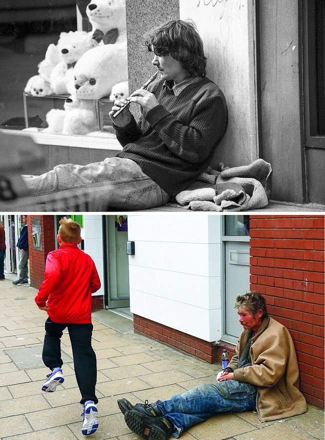 kiamoreblog's tweet photo. İngiliz fotoğrafçı, yaklaşık 40 yıl önce fotoğrafladığı insanları arayıp buldu; aynı kareleri yeniden çekti! 📸 https://t.co/IcPklcNfAU https://t.co/JM6mGUd98h