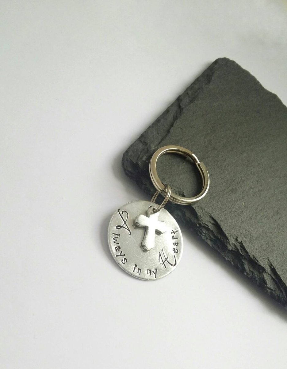 EloiseBDesigns's tweet image. Always in my Heart Keyring, Memorial Gift, Bereavement Gift, Baby Lo… tuppu.net/a12c9d14 ##wedding #LossOfChild