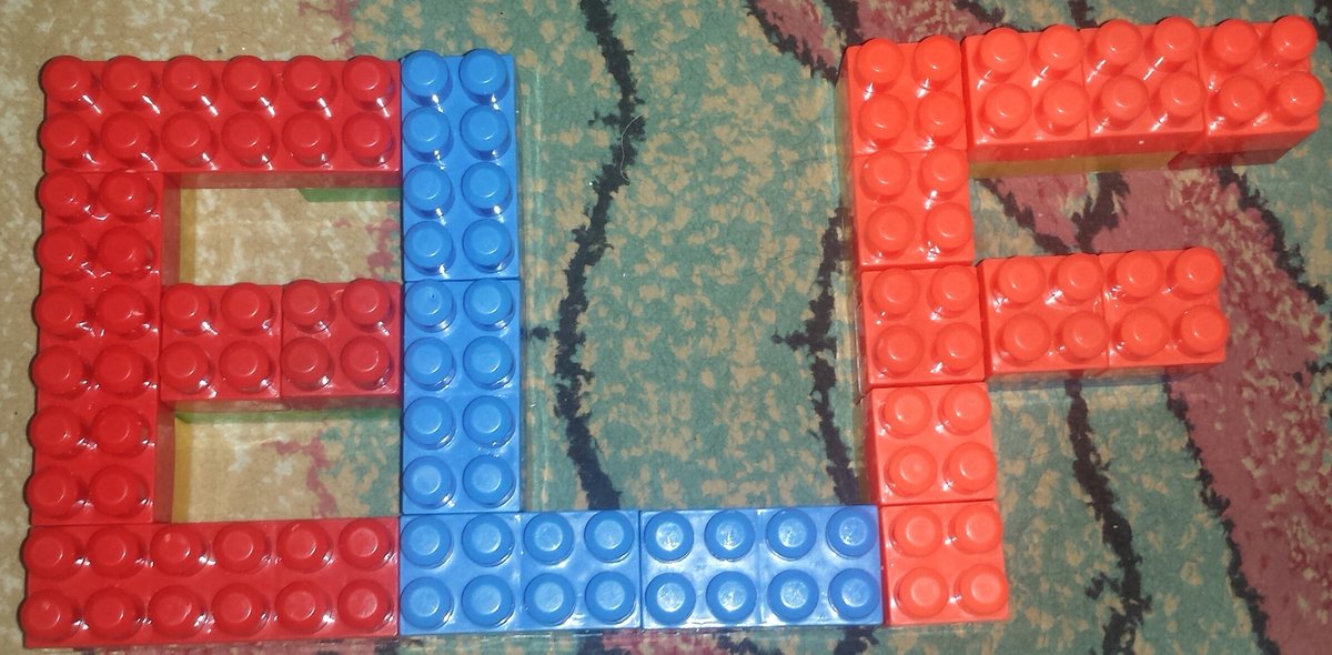 khma_90's tweet image. #HowToKnow you are #addicted 2 #SuperJunior ? 😄 When u find a #Toy #Blocks and #suddenly without #conscious u made #ELF #letters XD #Ayaya 😻