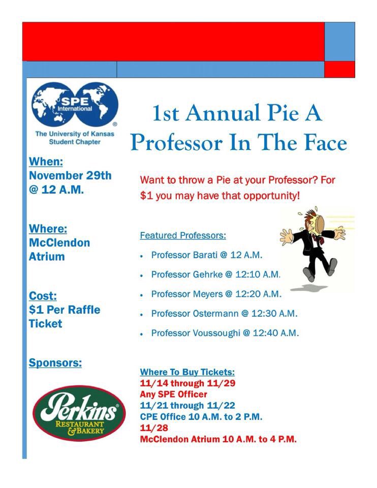 SPEKansas's tweet image. Pie The Professor is back!