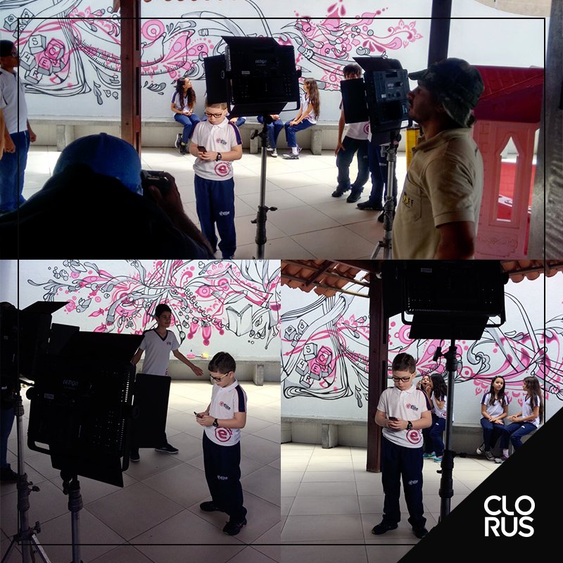 Trabalhando em mais uma bela campanha. Vem coisa boa por aí... não deixem de acompanhar nas redes da Clorus :) #MakingOf