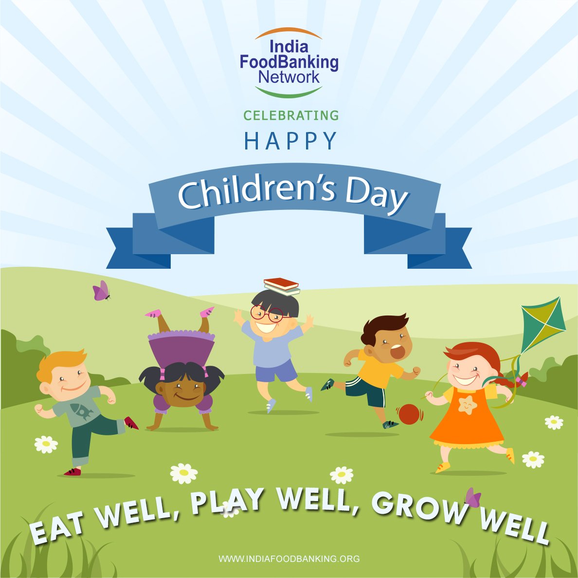 <a href="/IndiaFoodBank/">IndiaFoodBankingNetwork</a> celebrating #ChildrensDay.
#EatWell, #PlayWell, #GrowWell with #FoodBanks and #endhunger from #India. indiafoodbanking.org