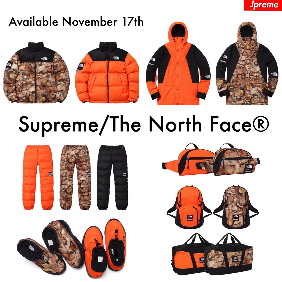 Supreme x North Face for FW16! Dropping 