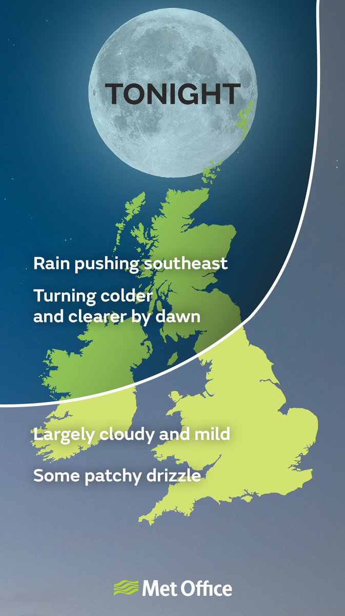 metoffice's tweet photo. Will it be clear skies to see the #supermoon tonight? It's looking cloudy but there are some breaks https://t.co/vioeXzrXSz