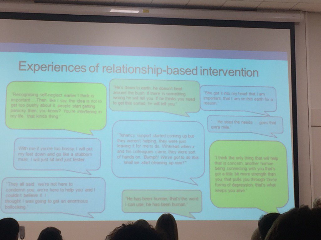 AnnemargaretbB's tweet photo. Sometimes the relationship is the intervention #selfneglect . Thoughtful stuff! @EAHSCP #adultsupportprotection https://t.co/uUQjkKPzFV