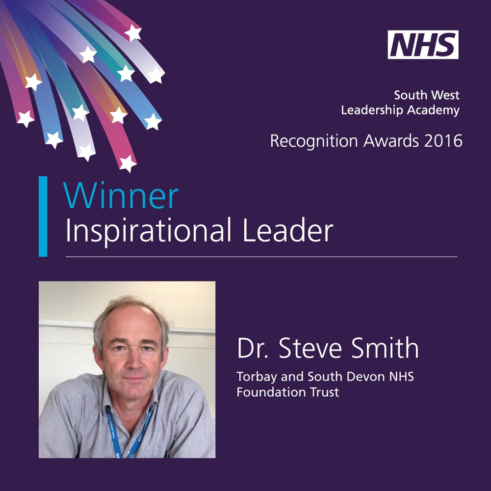 NHS_SWLA's tweet photo. We had joint winners of the Inspirational Leader Award 2016 - JANE WILKINSON and Dr STEVE SMITH both from @TSDFT_NHS #SWLA16 https://t.co/JcAhQit6U6