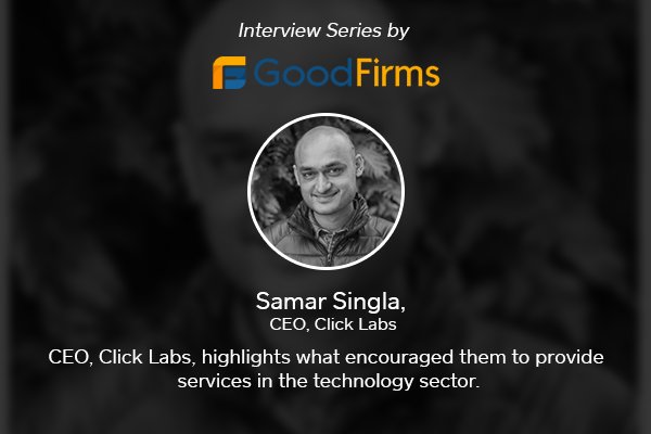 Goodfirms's tweet photo. CEO, @clicklabs , highlights what encouraged them to provide services in the....
#GoodFirms #FeaturedInterview
https://t.co/oWoJMYOsg7 https://t.co/IfWXfUw51g