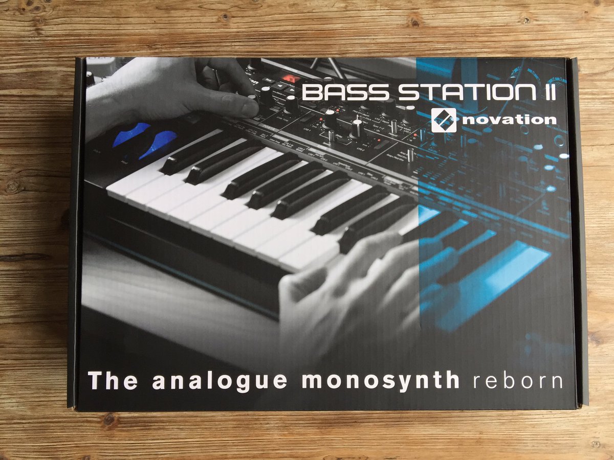 Look who showed up! Test Unbox Tutorials on the way! whenjekyllhides.com #novation #bassstation #analogue #synth