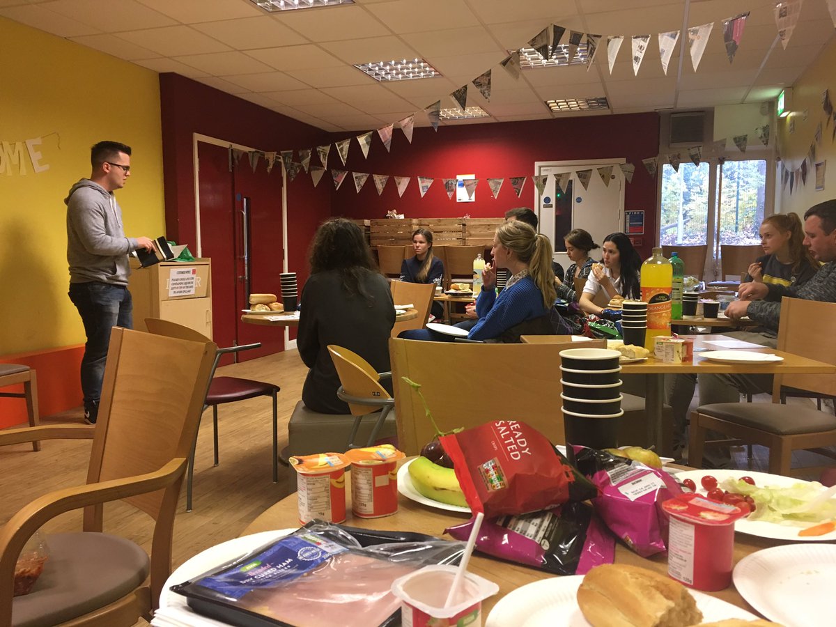 DifHealthcareCU's tweet photo. First lunch bar is in full swing at Heath for #StoryCardiff Find us in the IV Lounge all week!! https://t.co/XYLMfjI4Ck