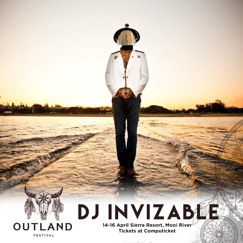 .@DJINVIZABLE  is a masked, musical maestro who makes massive, melodic mayhem and it’s magic. Magic, we tell you. Catch him at #OutLand2017.