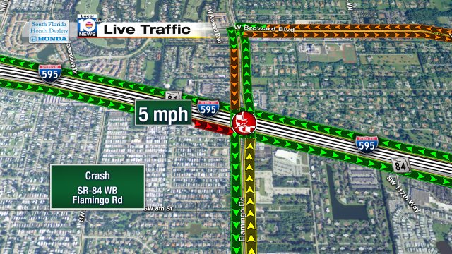 Crash on SR-84 WB at Flamingo Rd #traffic https://t.co/3xiDIQACdJ