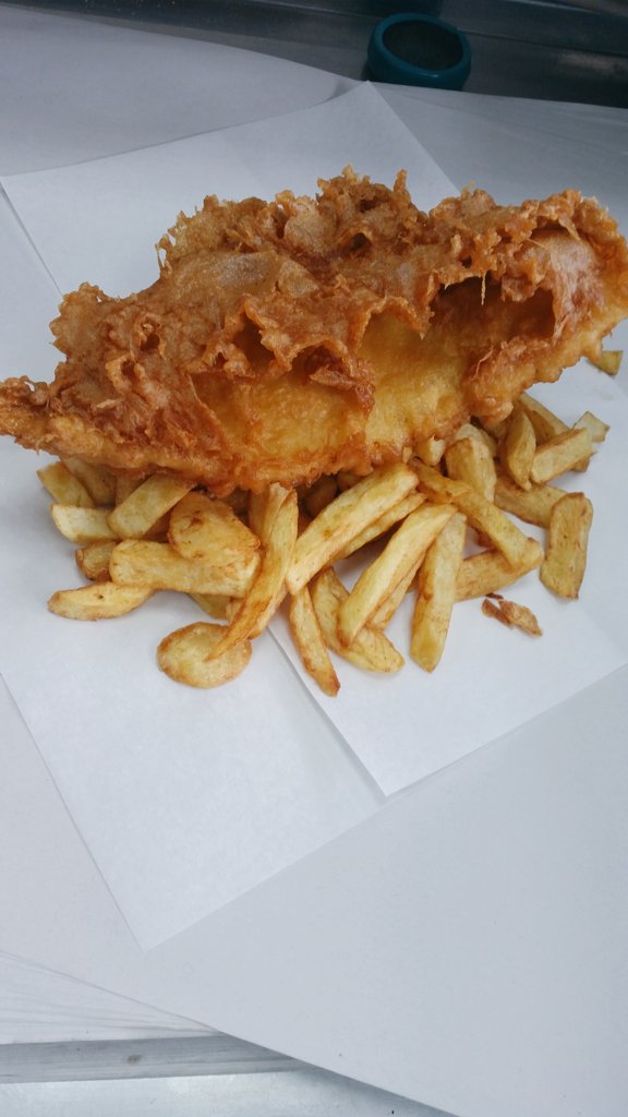 Had a rough weekend? You need one of these badboys to sort you out! We only do proper Fish and Chips 👌#cardiganfishbar #food #fishandchips