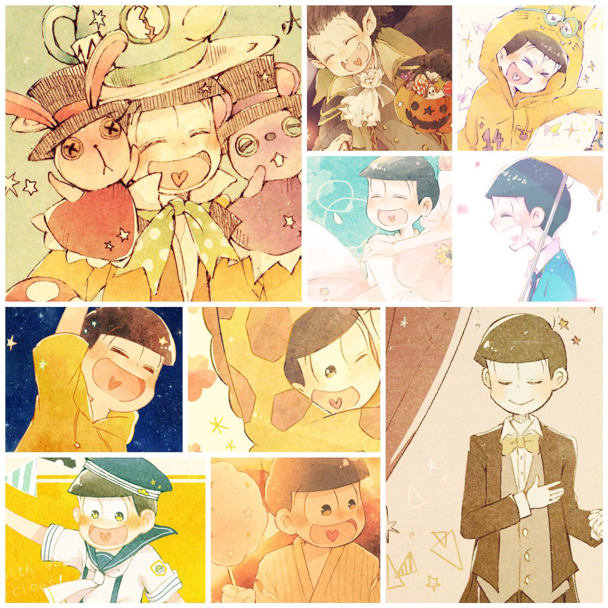 #いい十四松の日
#11月14日はいい十四松の日
#十四松大好き祭

なんて素敵タグ…!!(♡>///<♡)
じゅっしの笑顔描くの大好き!✨ 