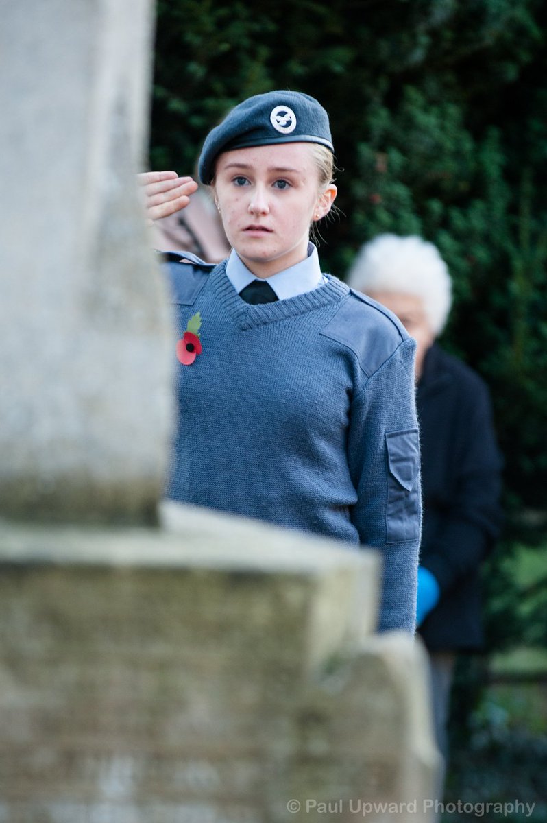 2313 (Chalfonts) Squadron, <a href="/aircadets/">RAF Air Cadets</a> doing the village proud at the #ChalfontStPeter #remembranceday parade yesterday.