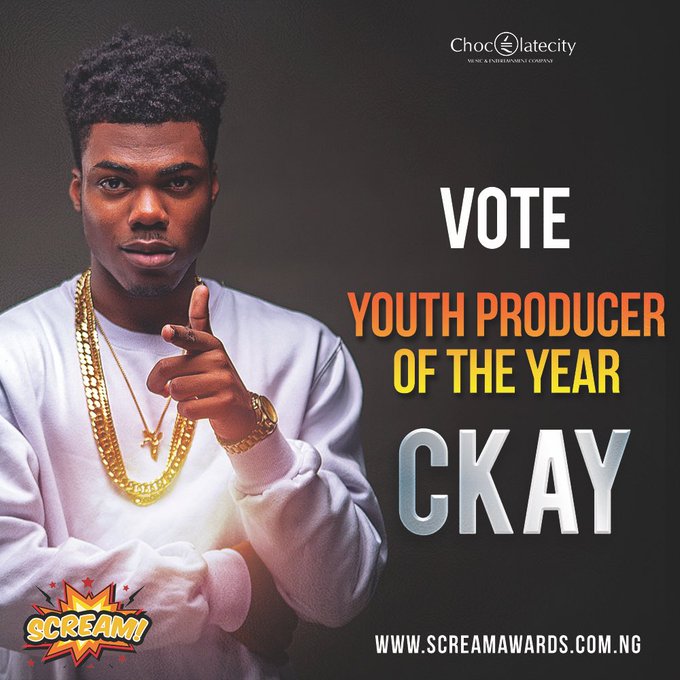 emicvee's tweet photo. https://t.co/cYNpfyL8HK pls ๐ VOTE @ckay_yo and support the brand! Thanks guys! #TeamCKay we got this!! #CKayYo #CBN #TheMinistryIsMoving ๐ https://t.co/9scilCW8is