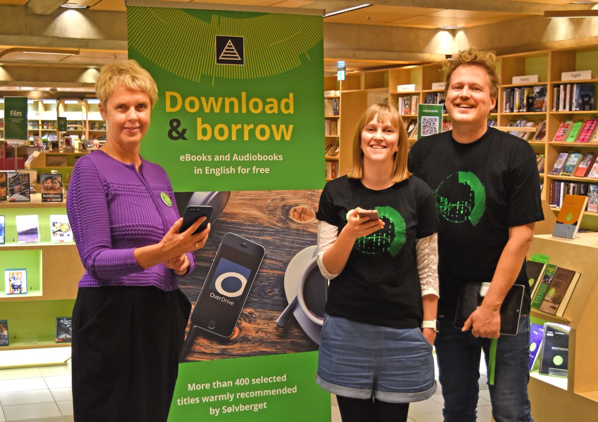 Nå kan du låne engelskspråklige #ebøker og #elydbøker med lånekort fra #Sølvberget! #Overdrive stavanger-kulturhus.no/Praktisk-infor…