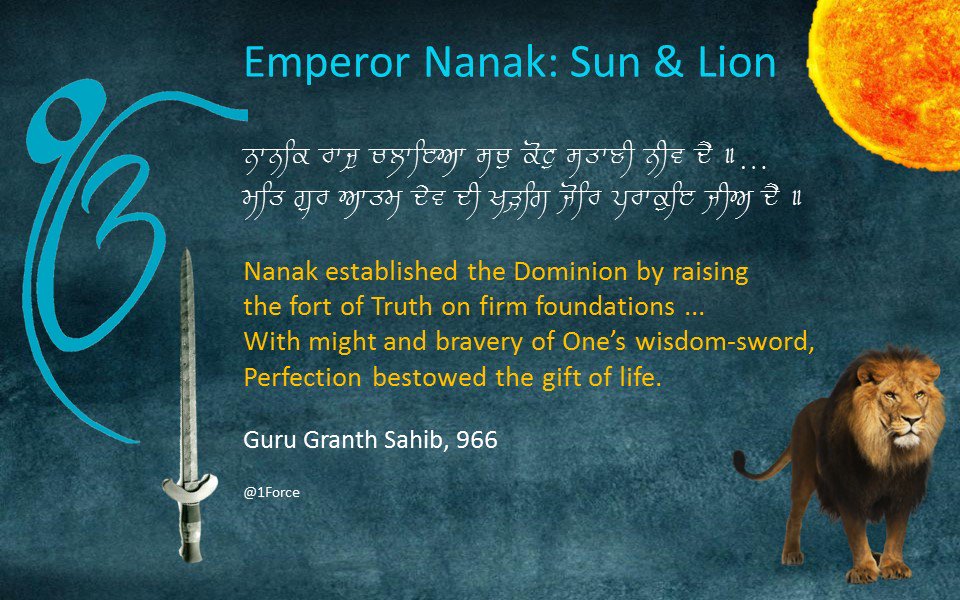 1st Emperor
N | Naim | Benefactor
Ā | Ahad | One
N | Nasir | Protector
K | Kabir | Great
GanjNamah, Bhai Nandlal Goya
#GuruNanak #Revolution