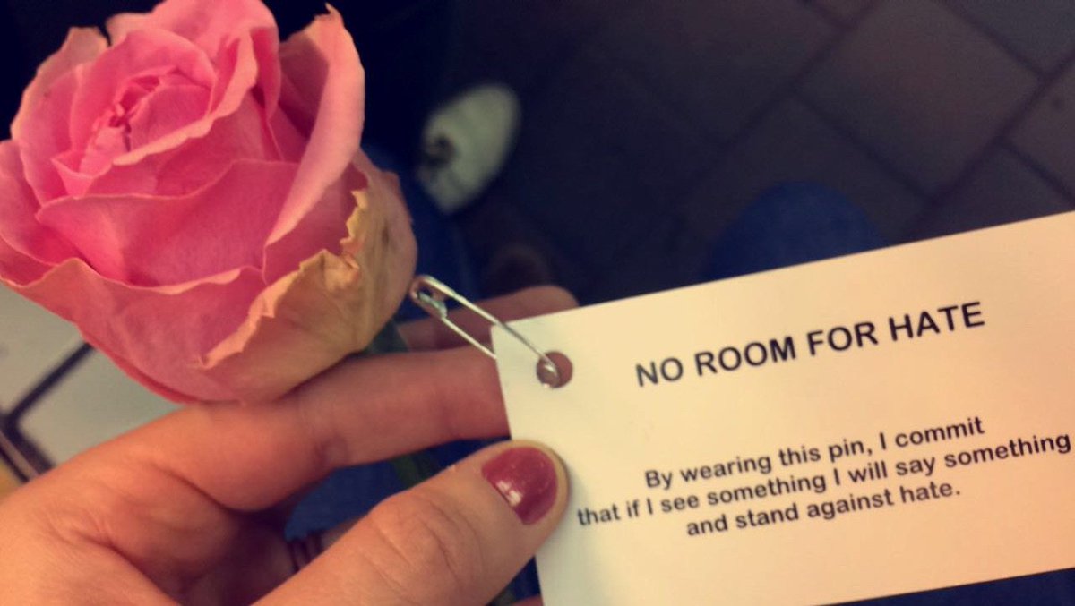 csuttlehan's tweet image. To the kind strangers at the T this morning- thanks for a great start to a fresh week #NoRoomForHate