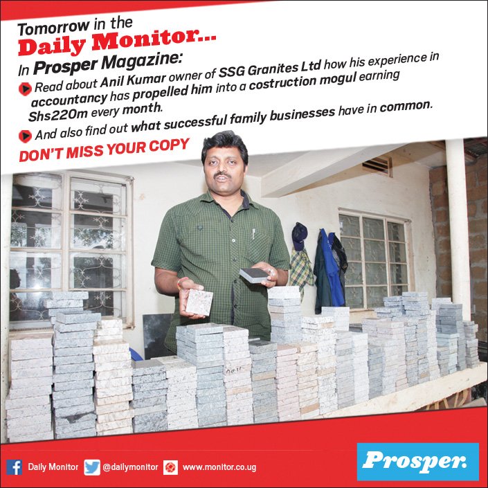 Here is why you should not miss your copy of Daily Monitor tomorrow! #ProsperMagazine