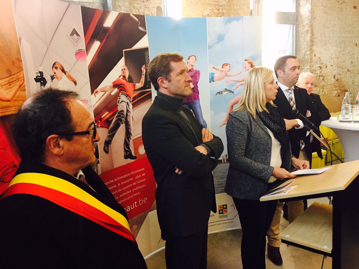 elianetillieux's tweet photo. Inauguration du #pôle de la #pierre à #Soignies. Développer les expertises pr avoir de la main-d'oeuvre qualifiée ds ces métiers en pénurie! https://t.co/9c0MZRIZMb