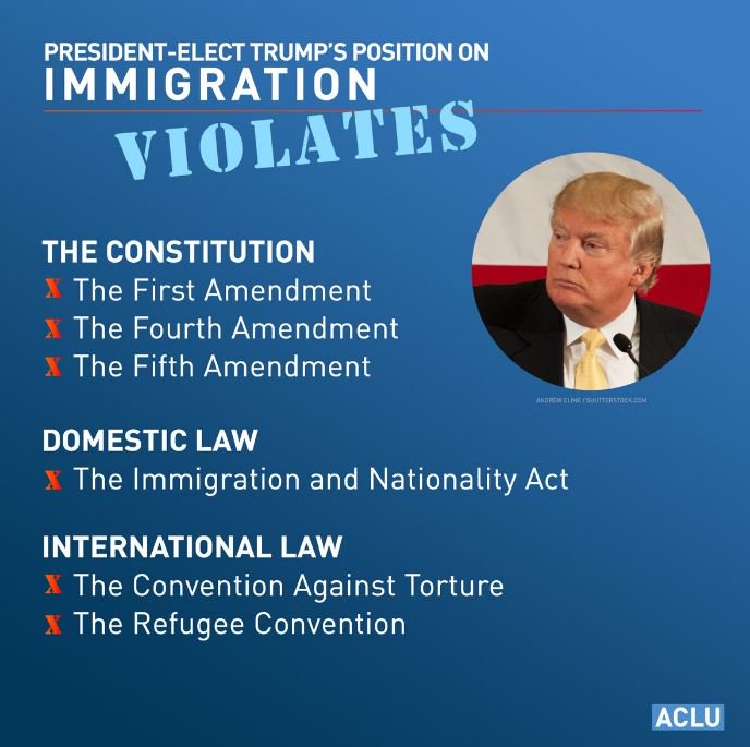 Trump's proposals on immigration violate the United States constitution. This & more: Daily Brief bit.ly/2eXtw8b