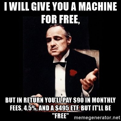 Linkwithexpress's tweet image. Merchants gettin tricked like...

SMH! Come to Express Solutions and see why machine #ownership is #power! Take control of ur biz's future!