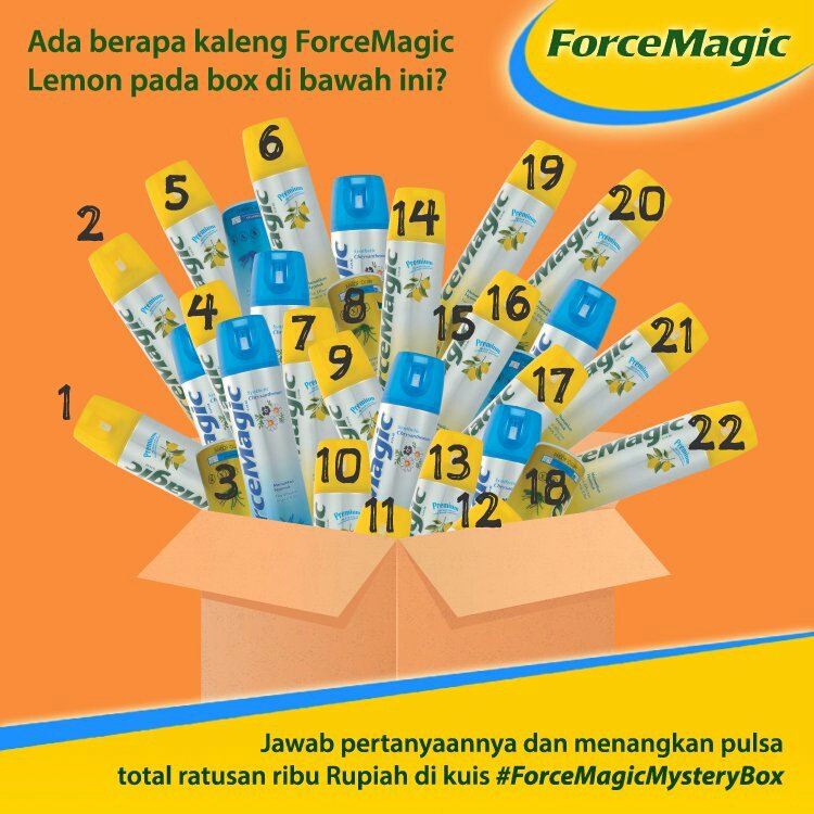 denistwitr's tweet photo. @ForceMagicID Ada 22 kaleng ForceMagic Lemon pada box
Yuk gais ikutan #ForceMagicMysteryBox
@AdeSojiah
@nandandrs
@doll_lee https://t.co/ttR0HOVGZZ