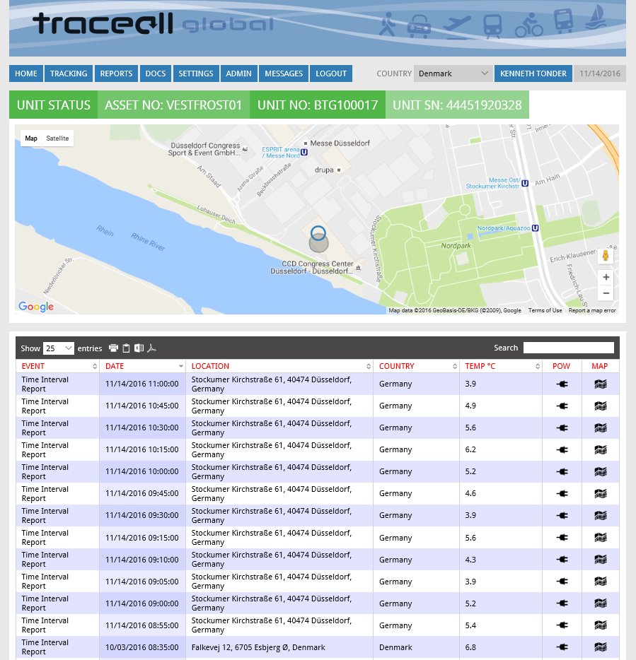 TraceallGlobal's tweet photo. Check out Vestfrost Solution's chiller tracking portal on stand 03F26 #Medica2016 powered by @TraceallGlobal #asset tracking https://t.co/8f4SlnkcrO