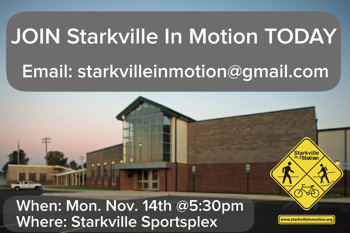 StarkInMotion's tweet image. Join SIM today! We need your support. We need your involvement. We need you! Questions? Email us: starkvilleinmotion@gmail.com
