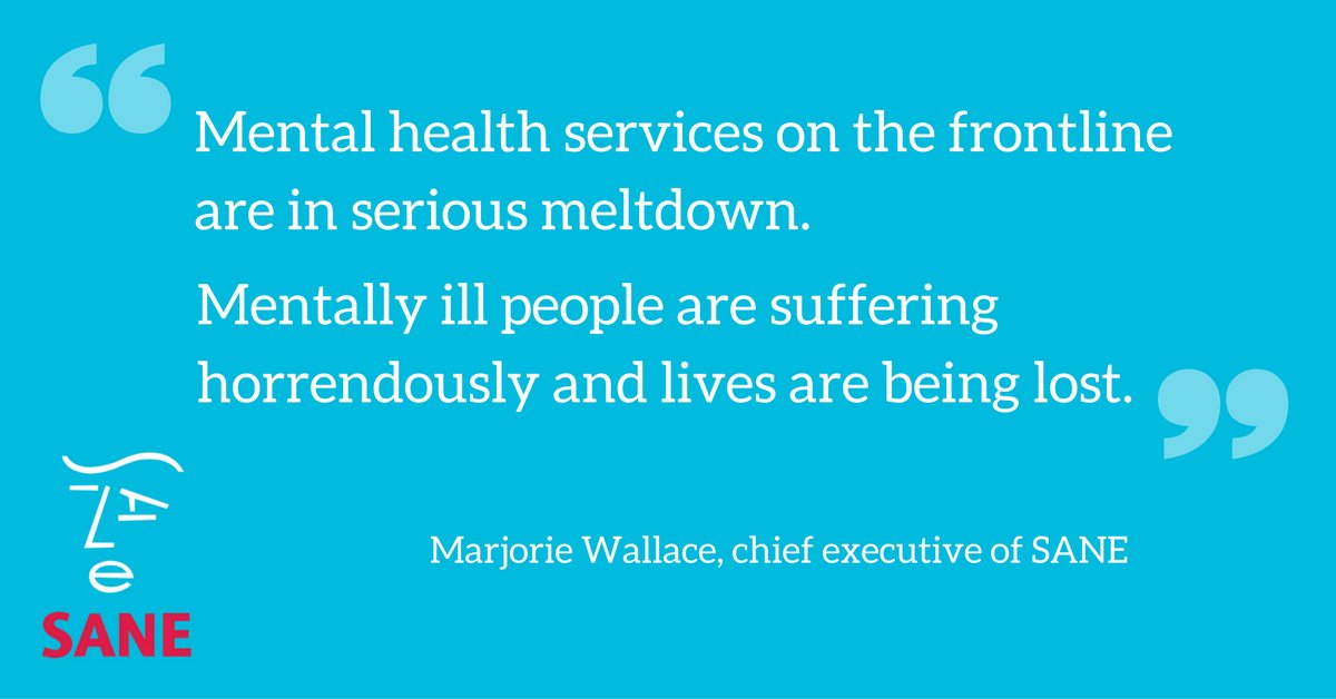 We need a revolution in psychiatric services, to reflect that mental illness can be life-threatening.