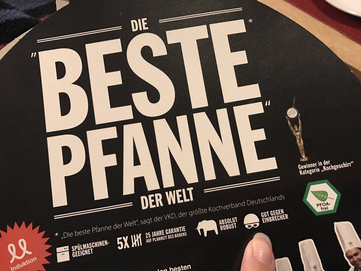 Liebe Einbrecher, zieht euch warm an! Ich hab ne Pfanne ... #gutgegenEinbrecher