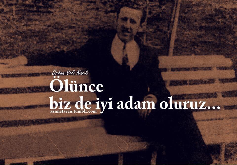 #OrhanVeli tüm hayatımızı şu kısacık dizeyle anlatmıştı zaten.