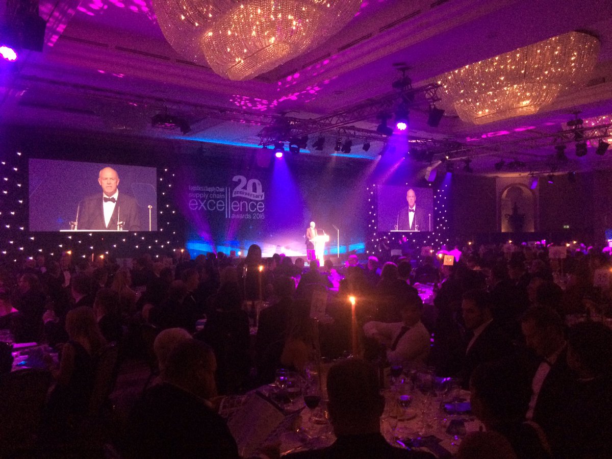 SCE_Awards's tweet photo. We're underway the start of the 20th Anniversary Supply Chain Excellence Awards #scea2016 https://t.co/6yFiOFy56O