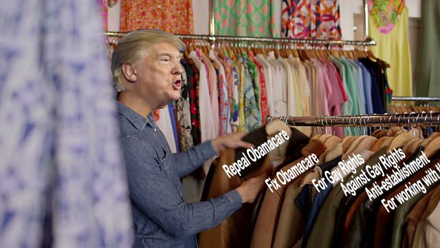 PoliPhotoshop's tweet photo. Repealing Obamacare didn't quite fit, let's try fixing Obamacare instead. Giving a whole new meaning to flip flop since 2016 #PresidentTrump https://t.co/XLNhwkFV5K