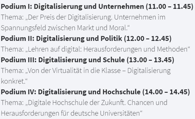 FoBiD18's tweet photo. Die Podiumsdiskussionen bei "Digitale Bildung für alle!" #itg2016 #digibil Weitere Informationen: https://t.co/hx8AK9Bo7N https://t.co/q8QwRkCFl3