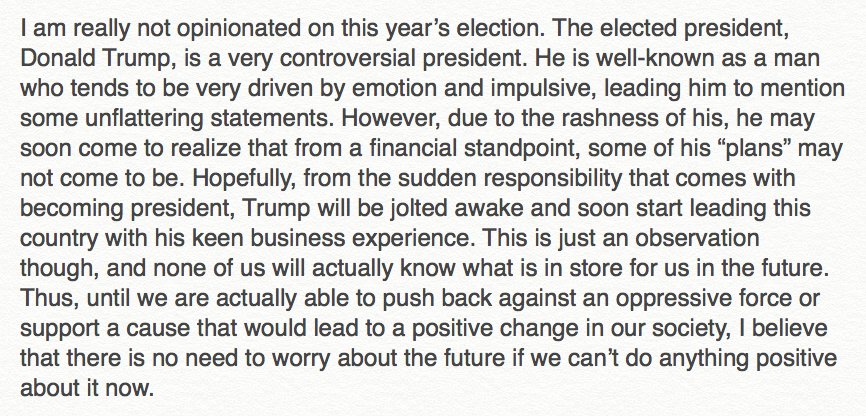 ChristianChun's tweet photo. @KQEDedspace #mrg415 #DoNowPostElection. https://t.co/tBQXAKHgIw