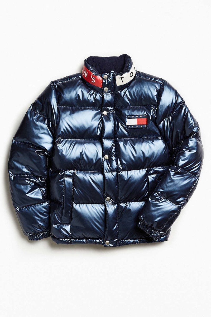 tommy hilfiger 90s down puffer jacket