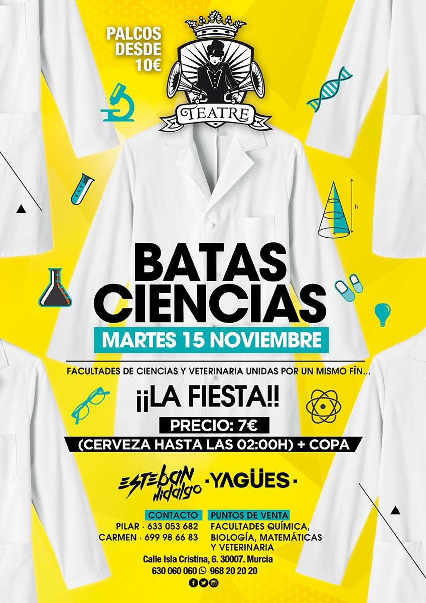BATAS CIENCIAS ARE YOU READY???
<a href="/estebanhiser/">Esteban Hidalgo</a> 🔥🔥🔥
¡¡Jugamos en casa <a href="/ViveTeatre/">Teatre</a> !!
#Celebralavida 
#TEATREves