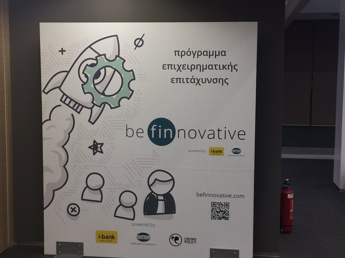 Vfot's tweet photo. be finnovative workshop #NBG #Crowdpolicy #Lean start up methodology#fintech impact accelerator https://t.co/5QHRSYXLbo