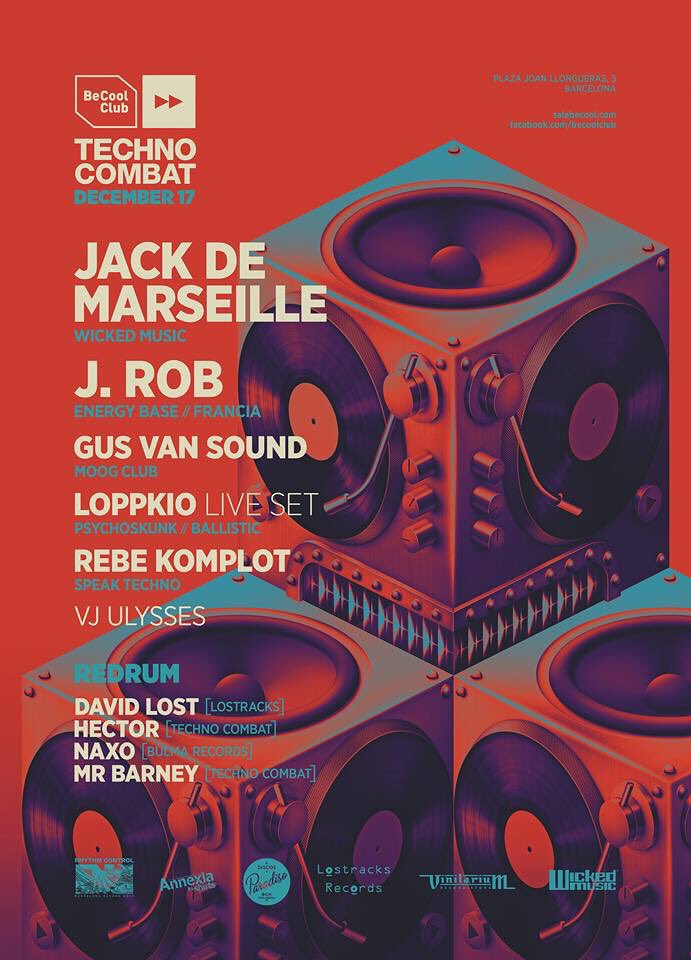 El próximo 19 de Diciembre vuelve Techno Combat. Y ahí estaremos, dándolo todo.