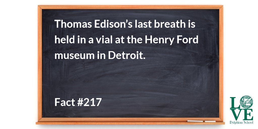 DelphianSchool's tweet photo. Fun fact number 217. #DelphianFunFacts https://t.co/3BTfY1rGwE