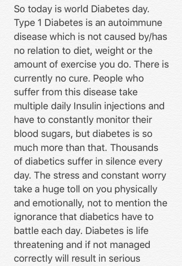 theinsulinguy's tweet photo. We need a cure. #WorldDiabetesDay https://t.co/efKn9i1pqA