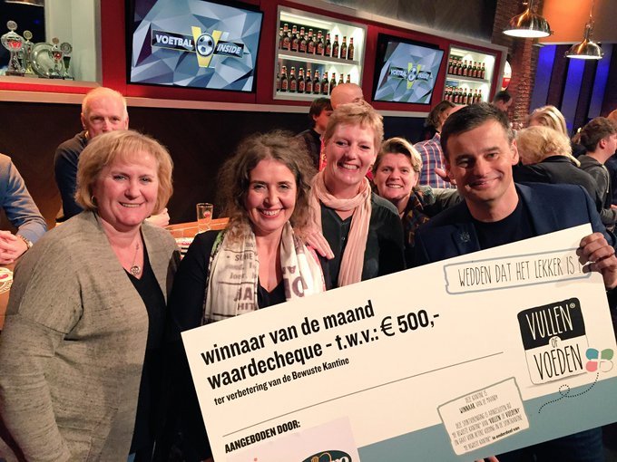 Ook sportvereniging De Hollandse Leeuw wint een mooie prijs! #bewustekantine