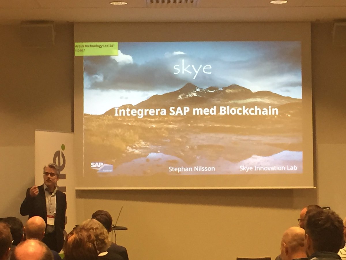 asaknows's tweet photo. Bitcoin Blockchain @SAPSASWE #IMPULS2016 https://t.co/3O9SlSt44q