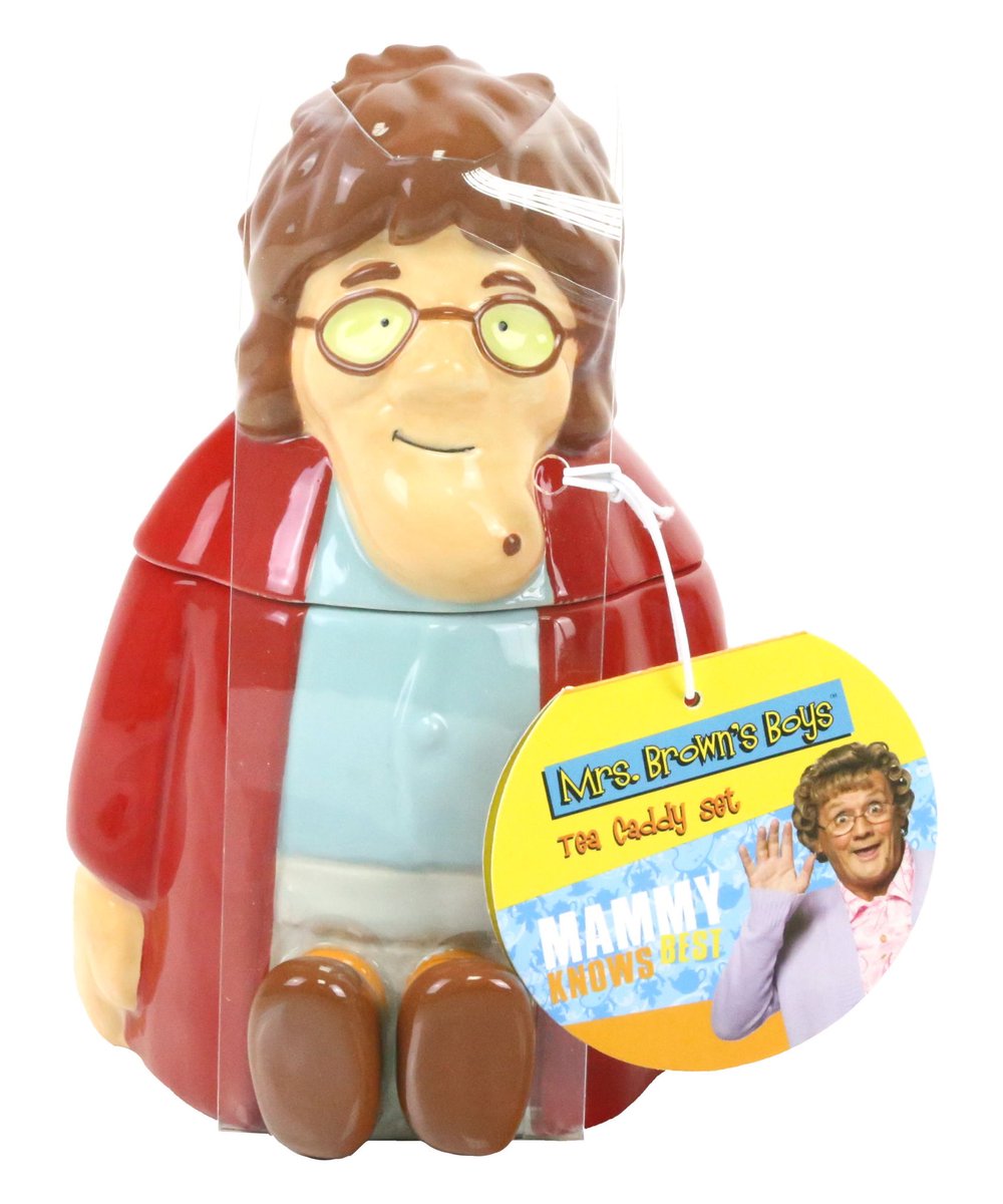 MrsBrownsBoys's tweet photo. To celebrate the launch of our new gift range with @kimmandmiller we’re giving away a Mrs. Brown tea caddy to a lucky winner. RT to enter https://t.co/ZeyCPrGJdN
