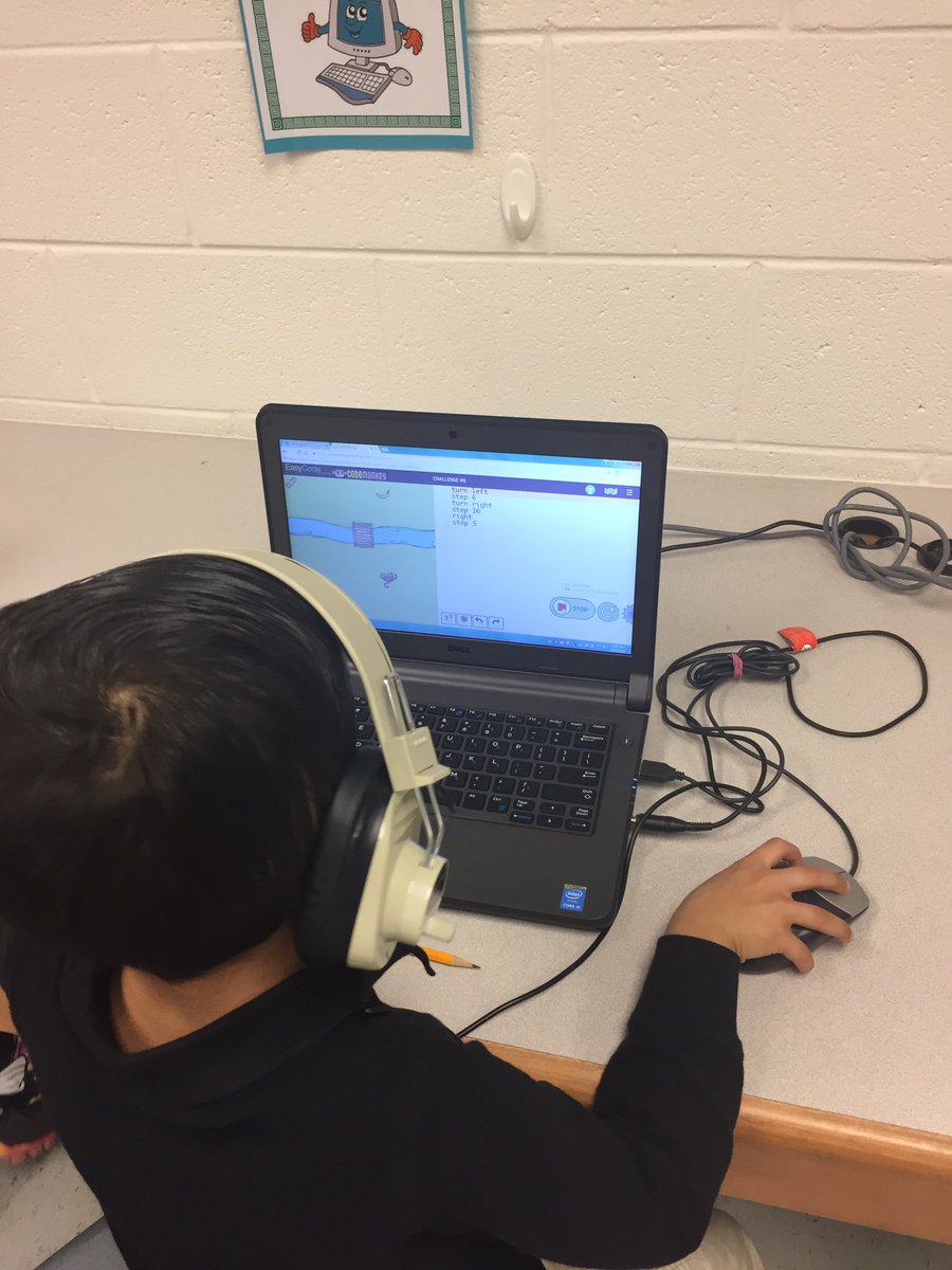 AbbySpessard's tweet image. 2nd graders trying their hands at coding during #codeathon2016 They are loving it! @learningdotcom