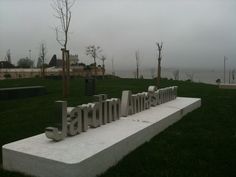 Signage designed and executed for the Champalimaud Foundation by Epositiva #Sign #signage #creativesignage #Champalimaud